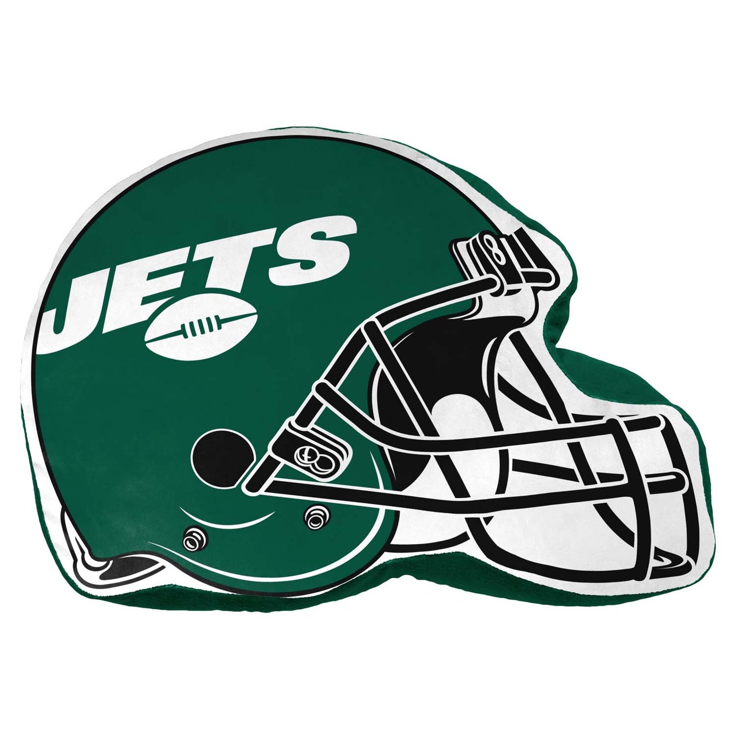New York Jets NFL Helmet Football Super Soft Plush Pillow - Green
