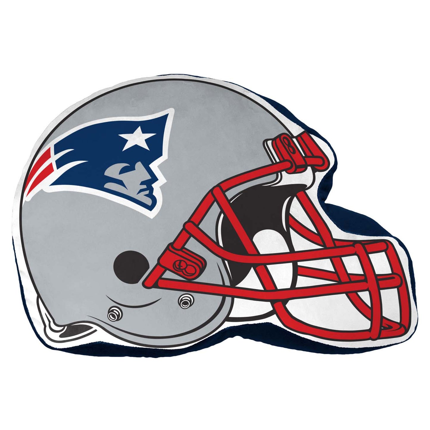New England Patriots NFL Helmet Football Super Soft Plush Pillow - Navy