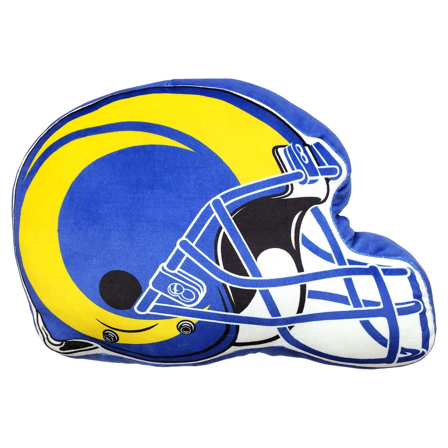 Los Angeles Rams NFL Helmet Football Super Soft Plush Pillow - Blue