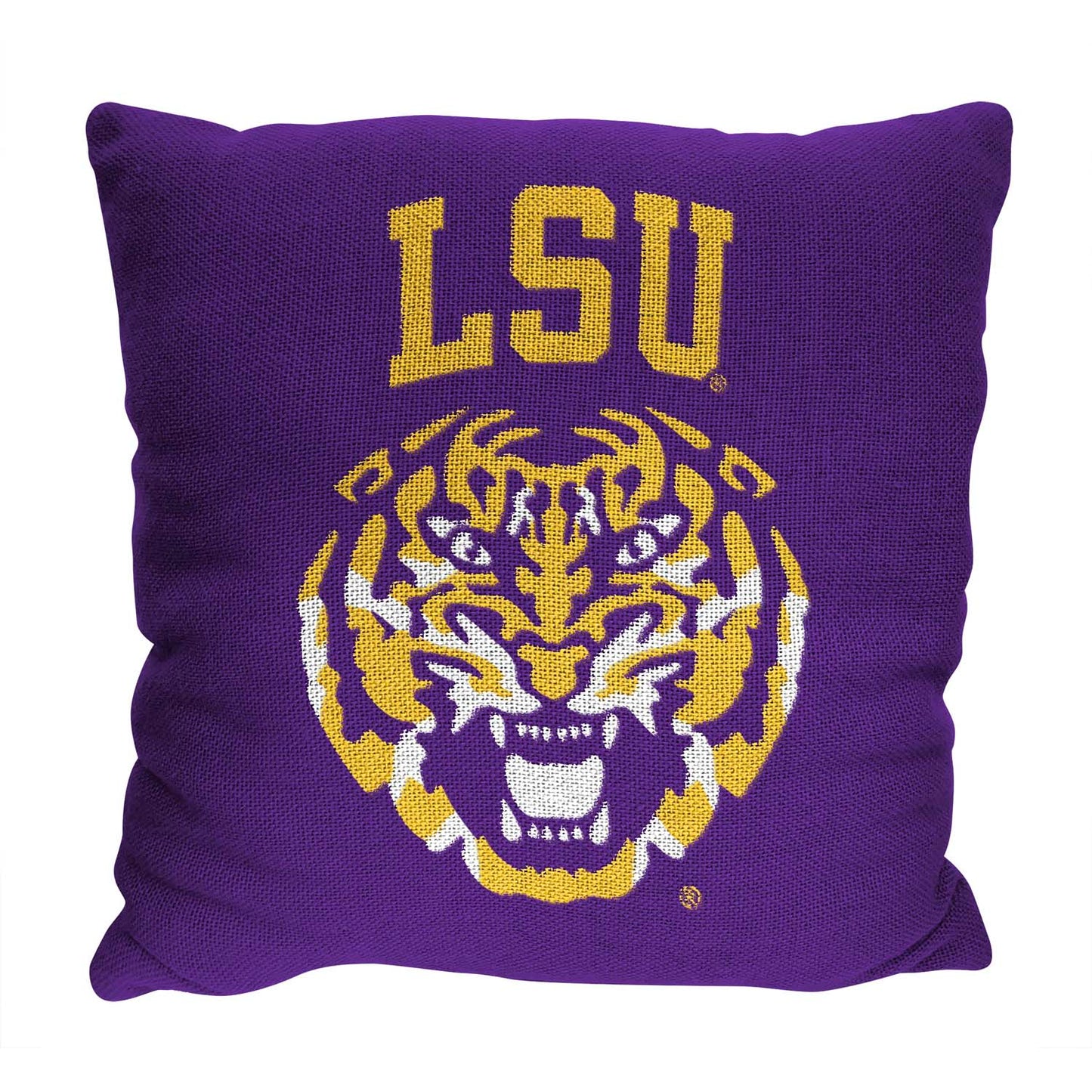 LSU Tigers NCAA Decorative Pillow - Purple
