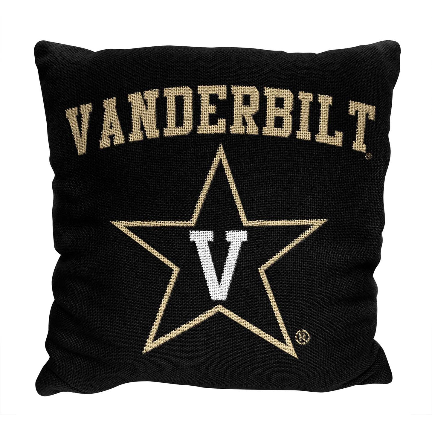 Vanderbilt Commodores NCAA Decorative Pillow - Black