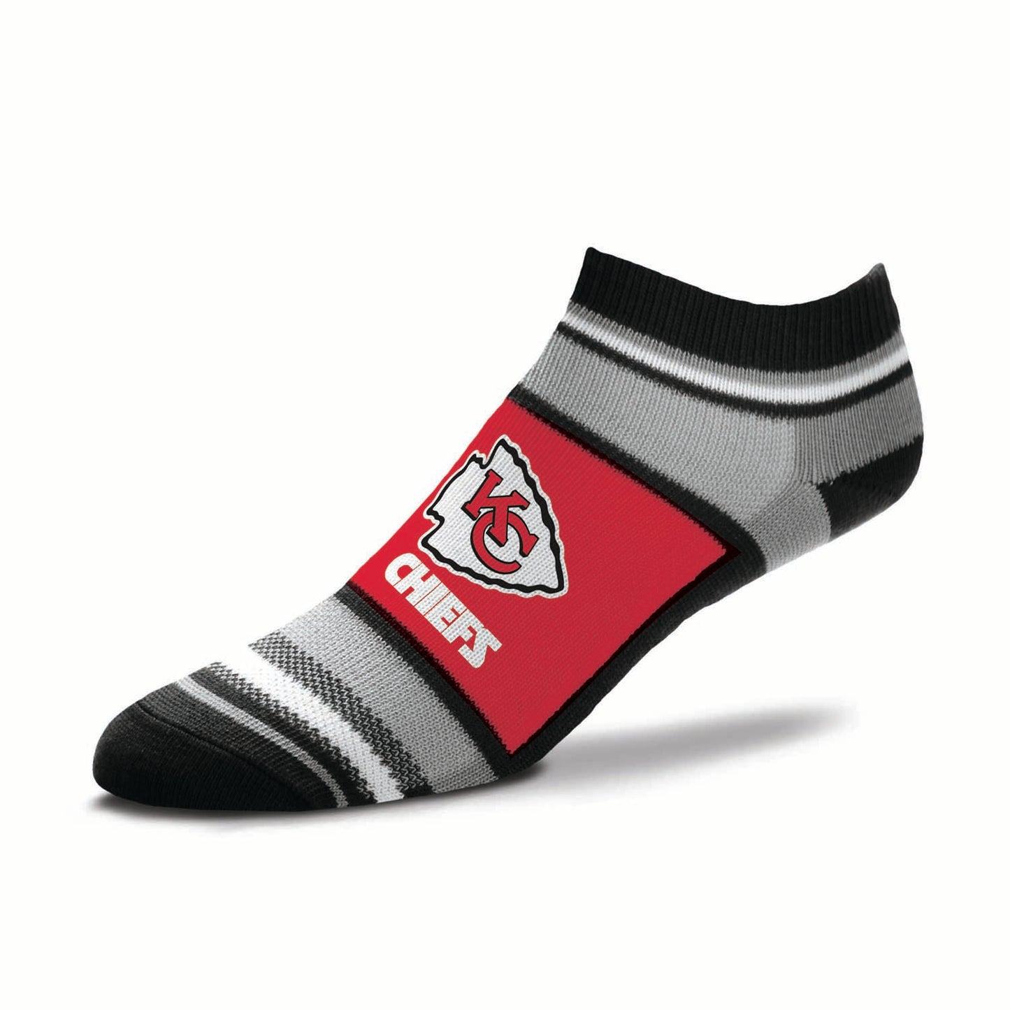 Kansas City Chiefs NFL Adult Marquis Addition No Show Socks - Red