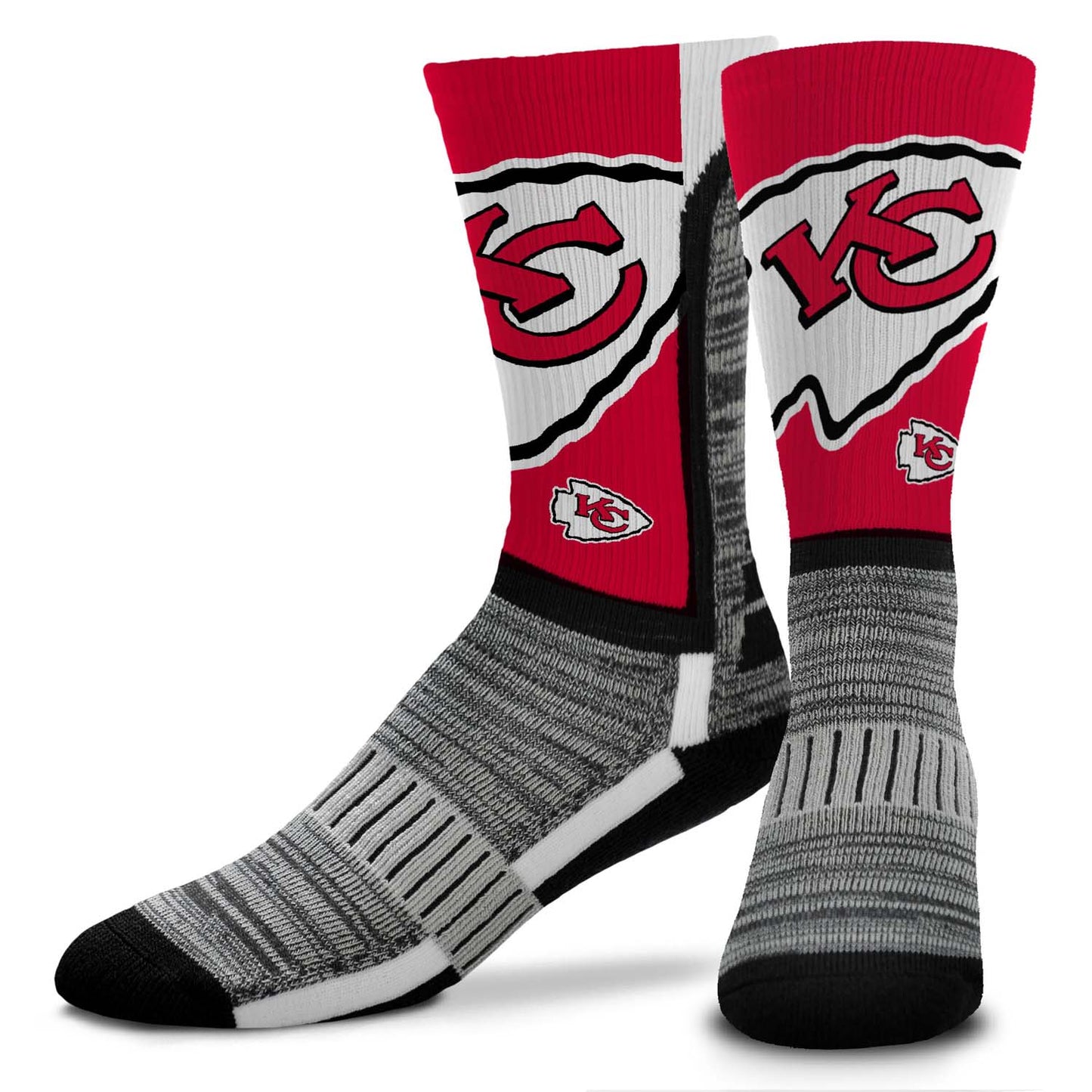 Kansas City Chiefs NFL Adult Curve Socks - Red