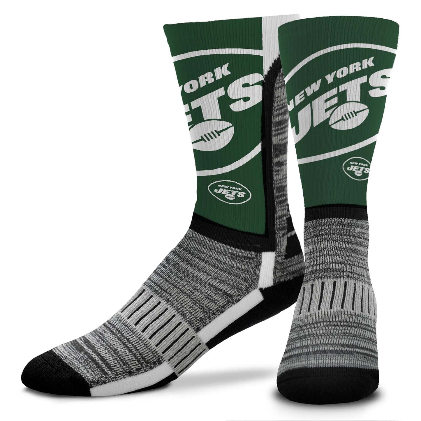 New York Jets NFL V Curve Socks - Green