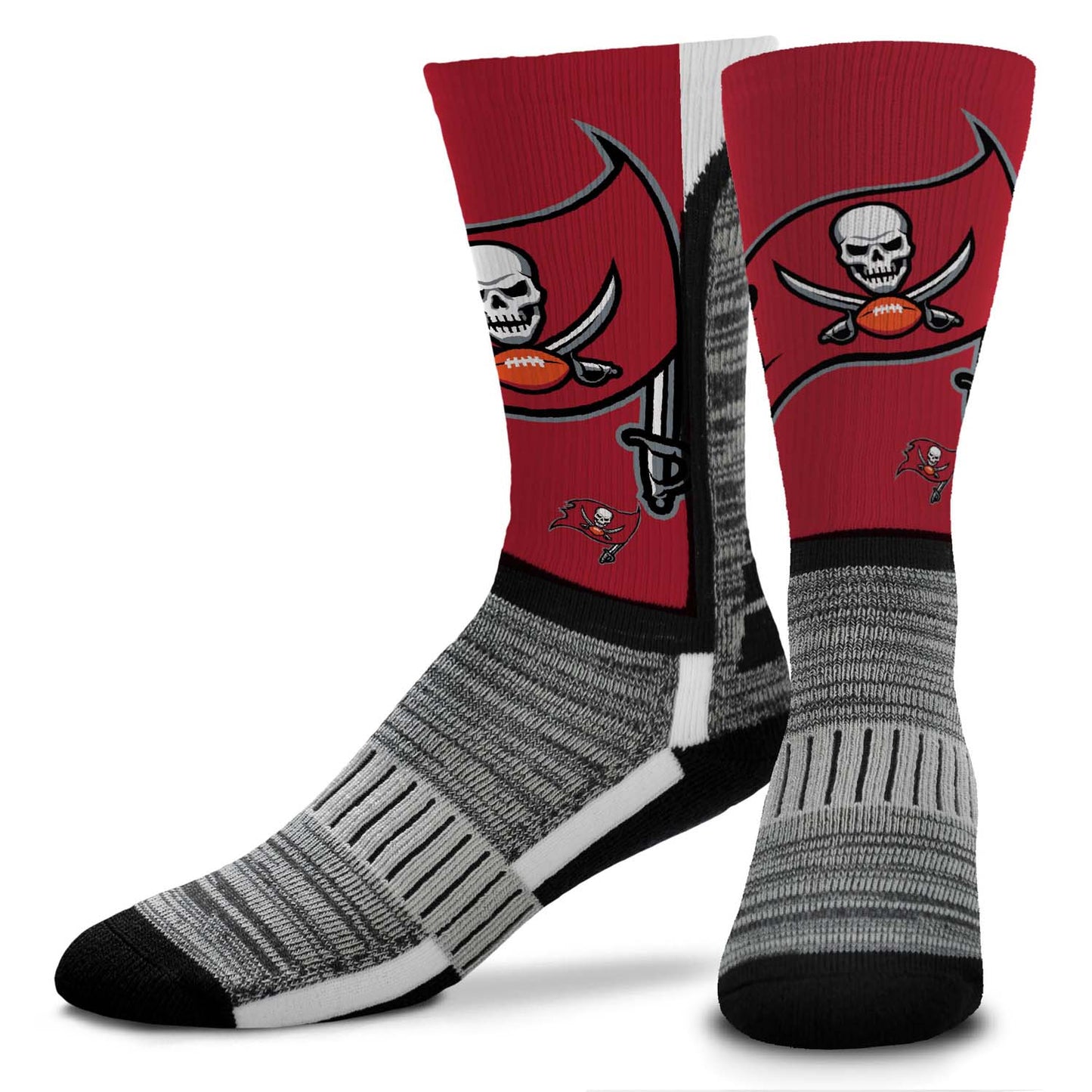 Tampa Bay Buccaneers NFL V Curve Socks - Cardinal