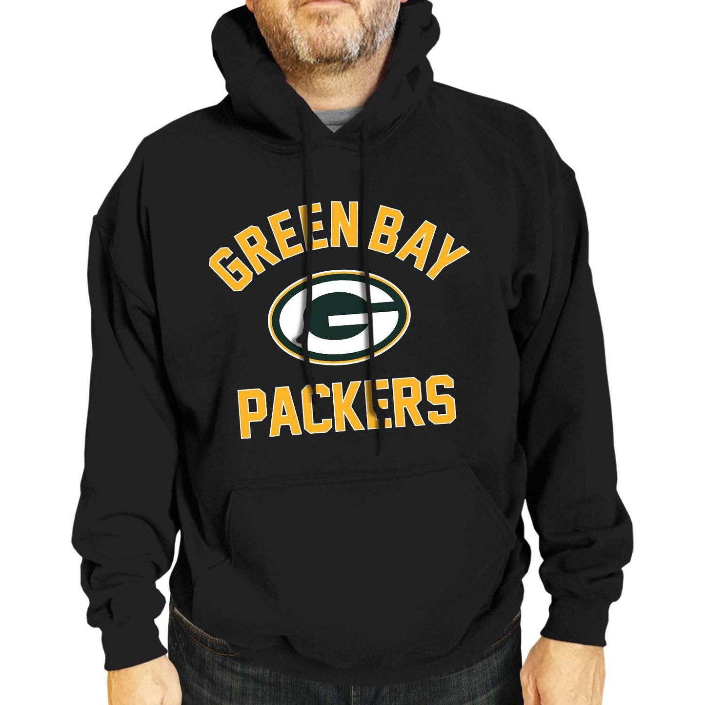 Green Bay Packers NFL Adult Gameday Hooded Sweatshirt - Black