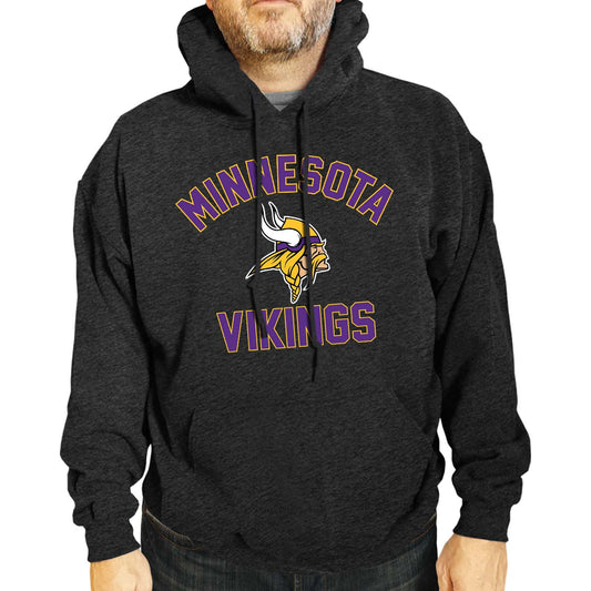 Minnesota Vikings NFL Adult Gameday Hooded Sweatshirt - Charcoal