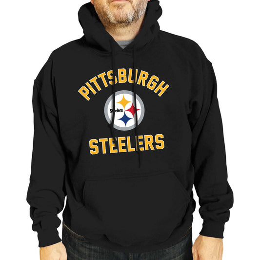 Pittsburgh Steelers NFL Adult Gameday Hooded Sweatshirt - Black