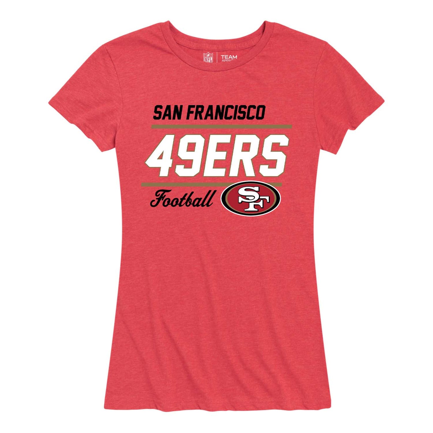 San Francisco 49ers NFL Gameday Women's Relaxed Fit T-shirt - Red