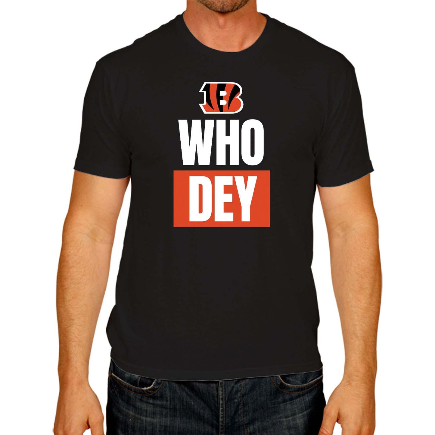 Cincinnati Bengals NFL Adult Team Slogan Unisex T-Shirt - Black