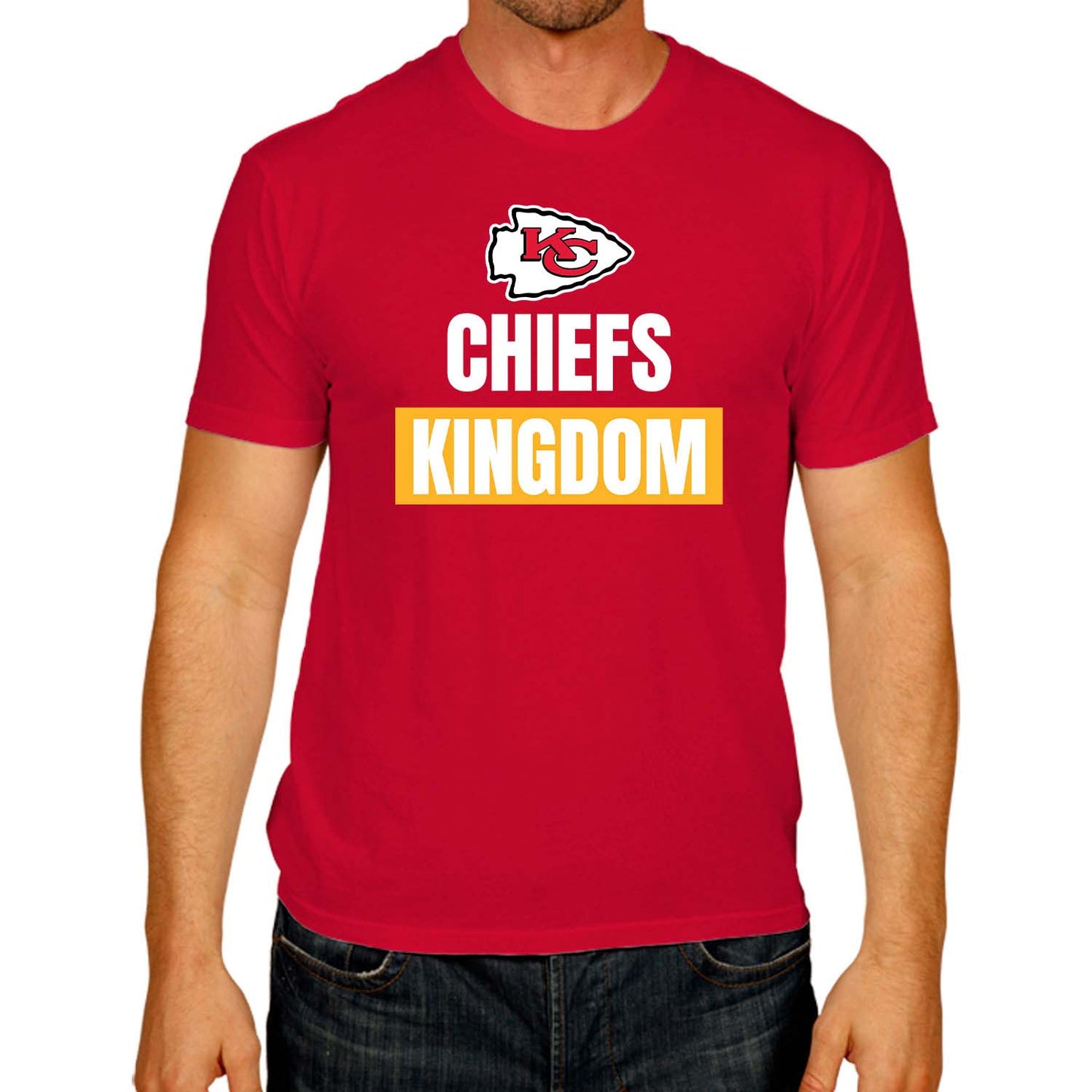 Kansas City Chiefs NFL Adult Team Slogan Unisex T-Shirt - Red