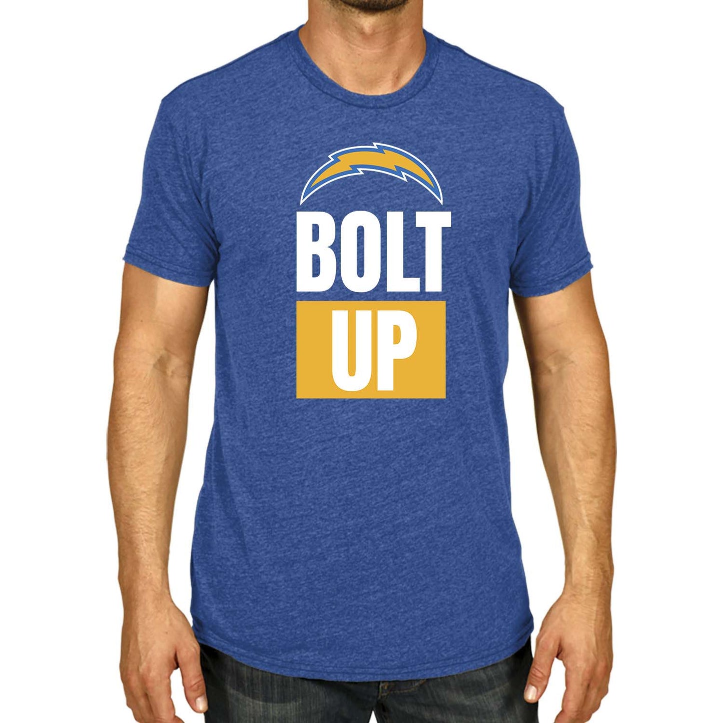 Los Angeles Chargers NFL Adult Team Slogan Unisex T-Shirt - Royal