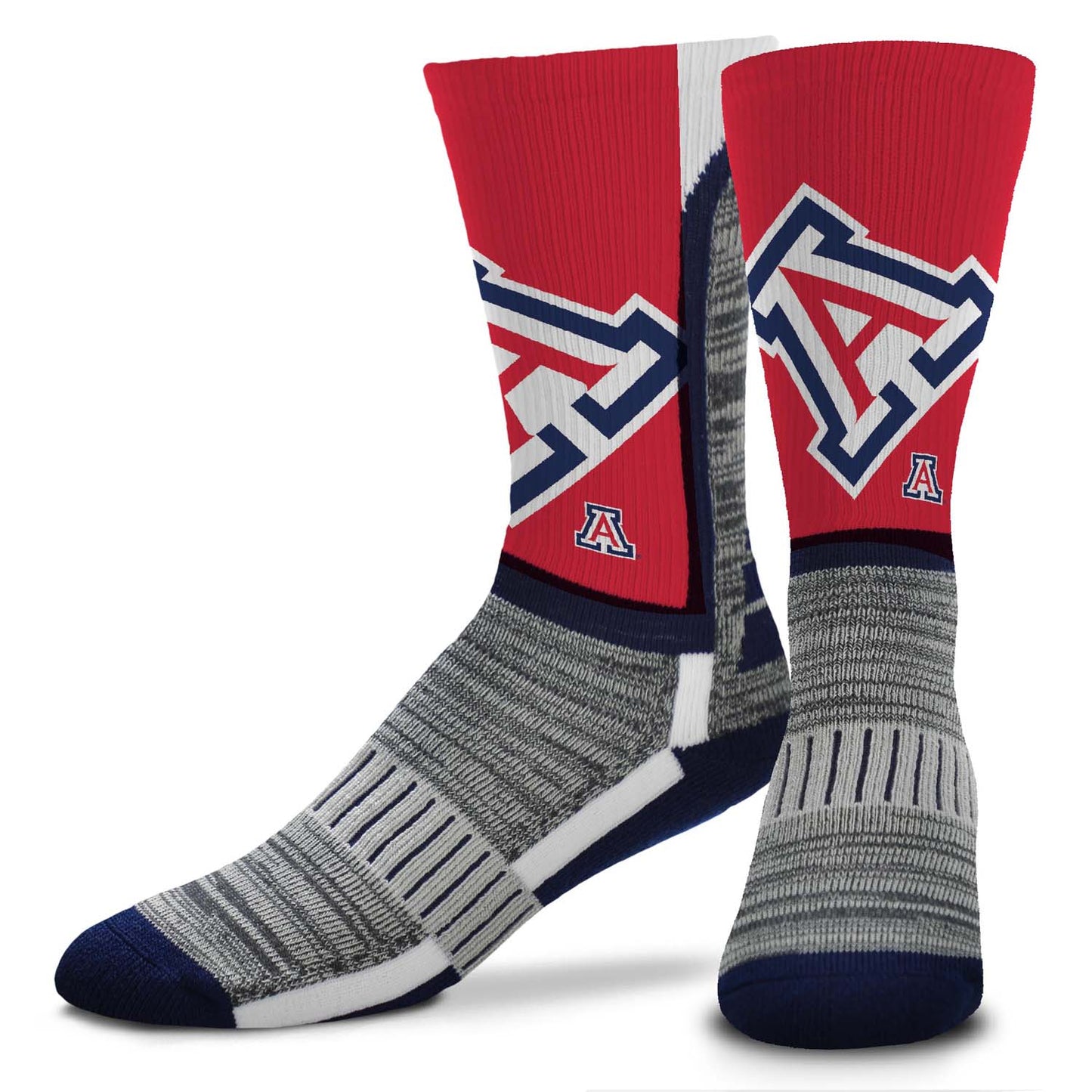 Arizona Wildcats NCAA Adult State and University Crew Socks - Red