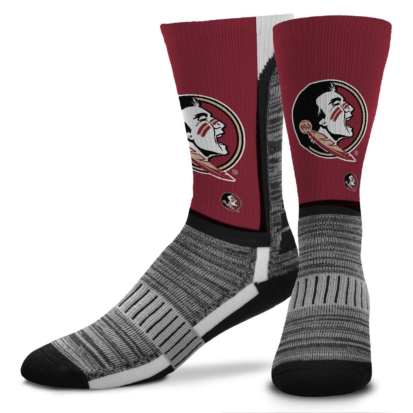 Florida State Seminoles NCAA Adult State and University Crew Socks - Maroon