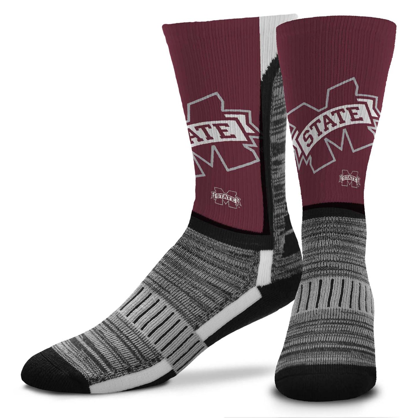 Mississippi State Bulldogs NCAA Youth University Socks - Maroon