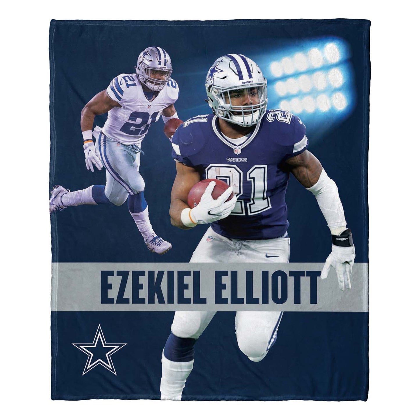 Dallas Cowboys NORTHWEST NFL Silk Touch Throw Blanket - Navy