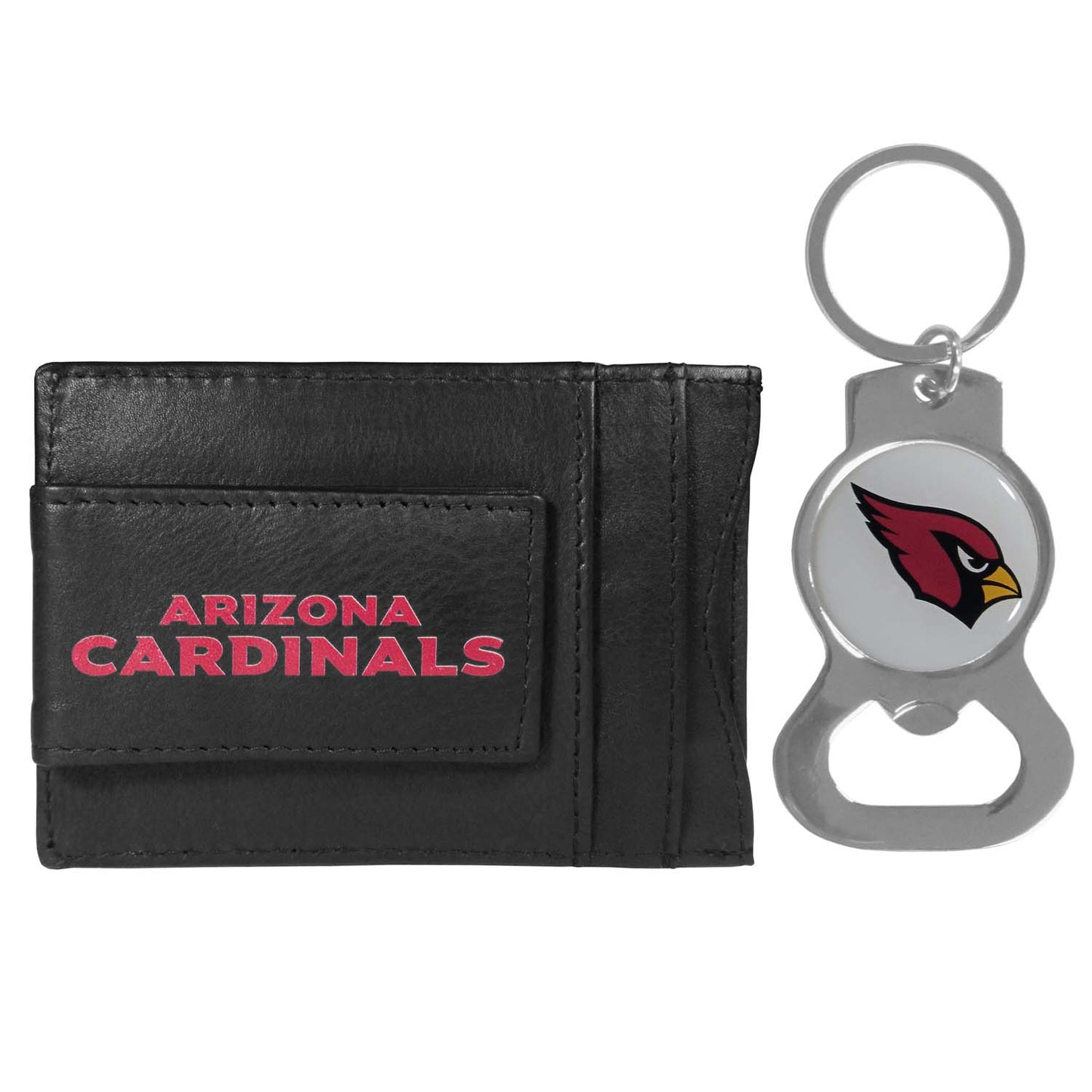 Arizona Cardinals NFL Bottle Opener Keychain Bundle - Black