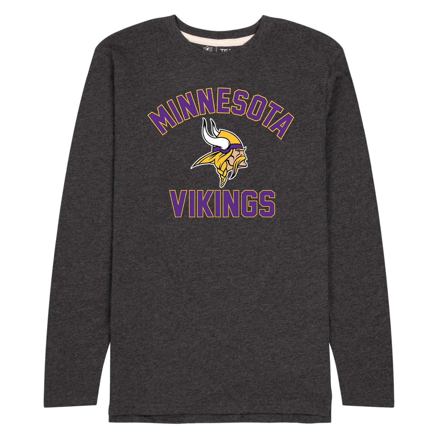 Minnesota Vikings NFL Gameday Adult Long Sleeve Shirt - Charcoal
