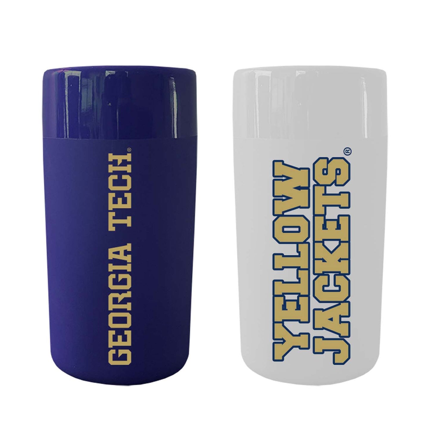 Georgia Tech Yellowjackets College and University 2-Pack Shot Glasses - Team Color
