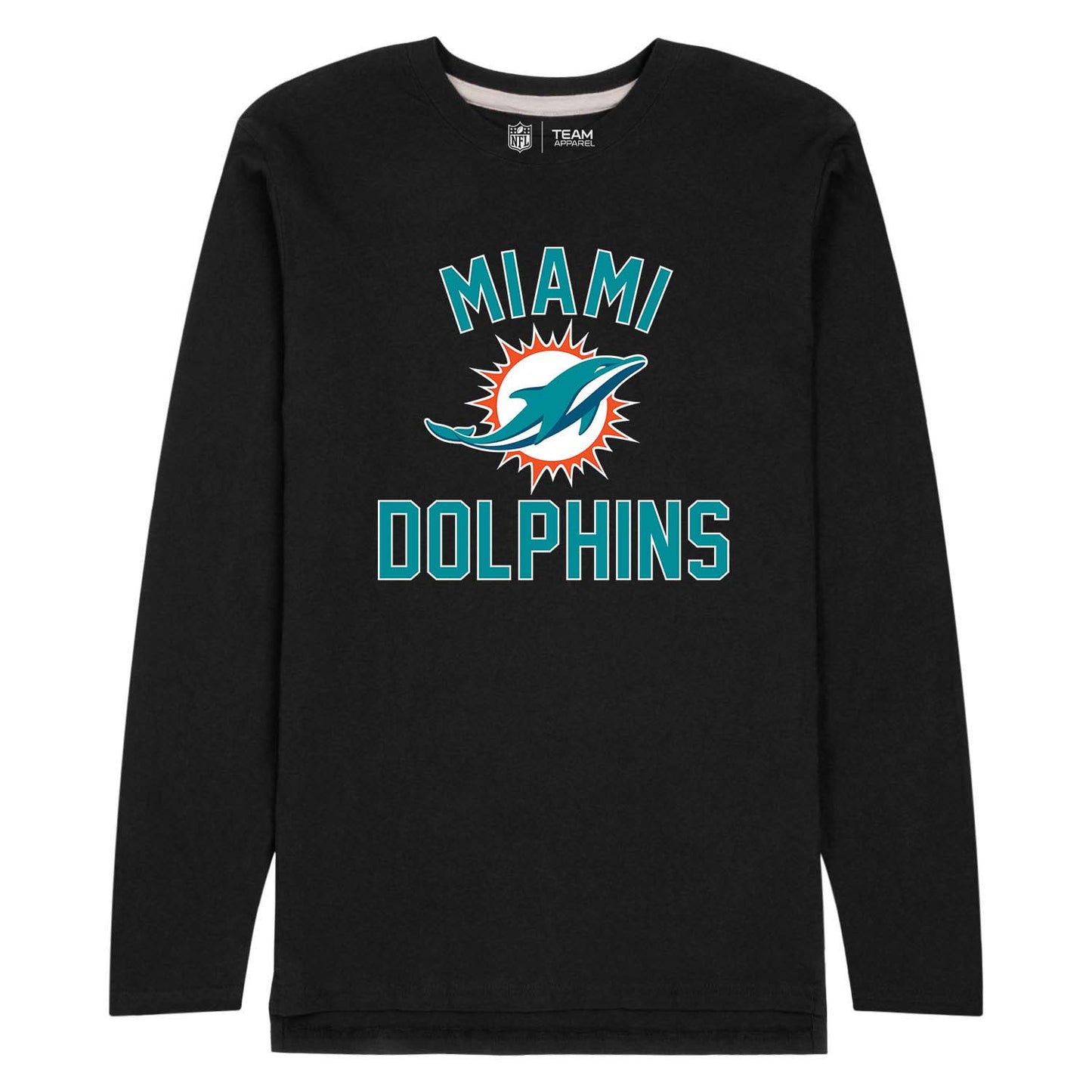 Miami Dolphins NFL Gameday Adult Long Sleeve Shirt - Black