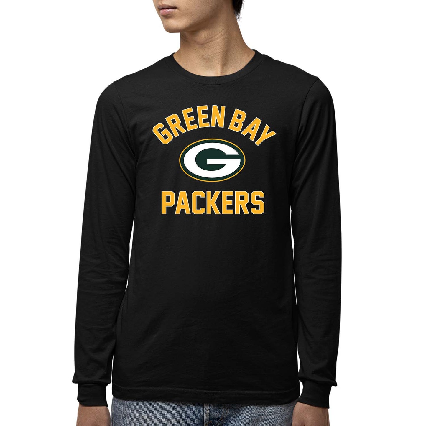 Green Bay Packers NFL Gameday Youth Football Long Sleeve Shirt - Black