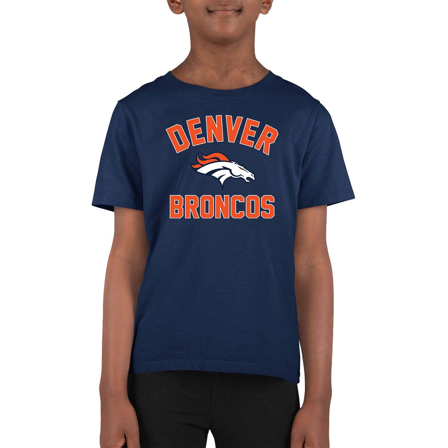 Denver Broncos NFL Youth Gameday Football T-Shirt - Navy