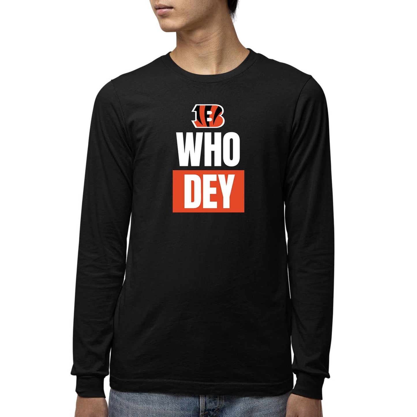 Cincinnati Bengals NFL Youth Team Slogan Long Sleeve Shirt - Black