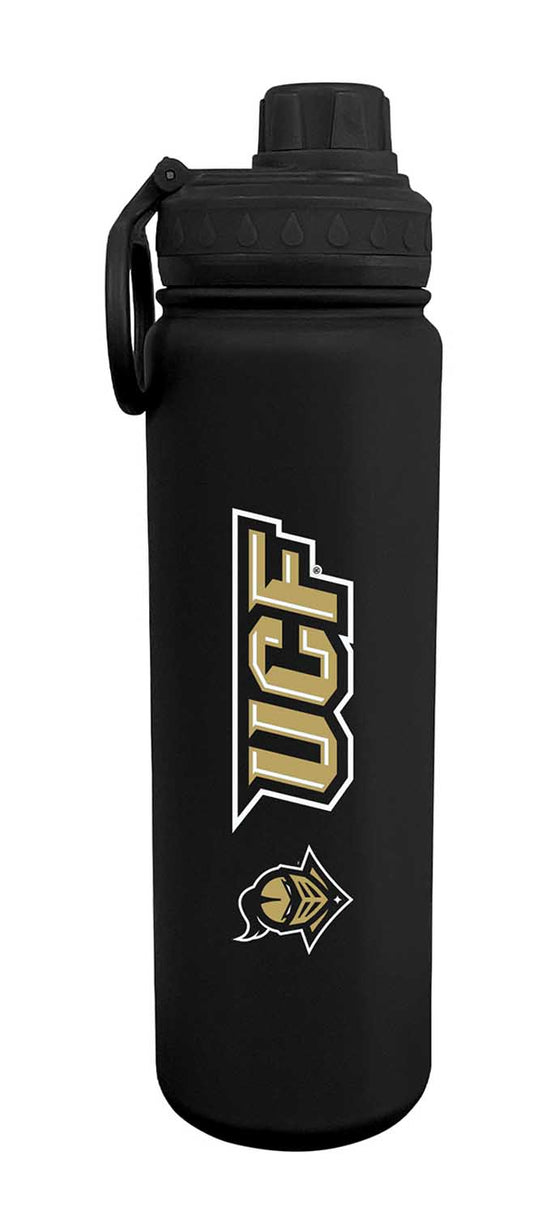 Central Florida Knights NCAA Stainless Steel Water Bottle - Black