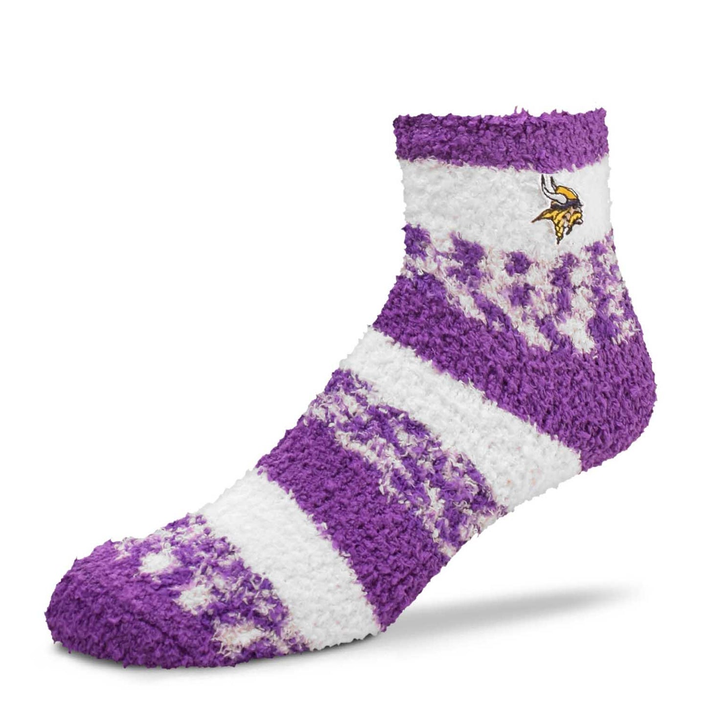 Minnesota Vikings NFL Cozy Soft Slipper Socks - Purple