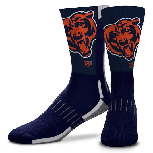 Chicago Bears NFL Youth V Curve Socks - Team Color