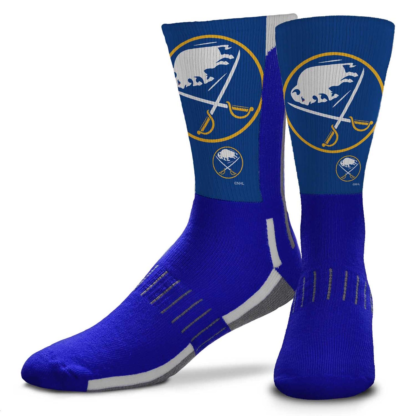 Buffalo Sabres Youth NHL Zoom Curve Team Crew Socks - Royal