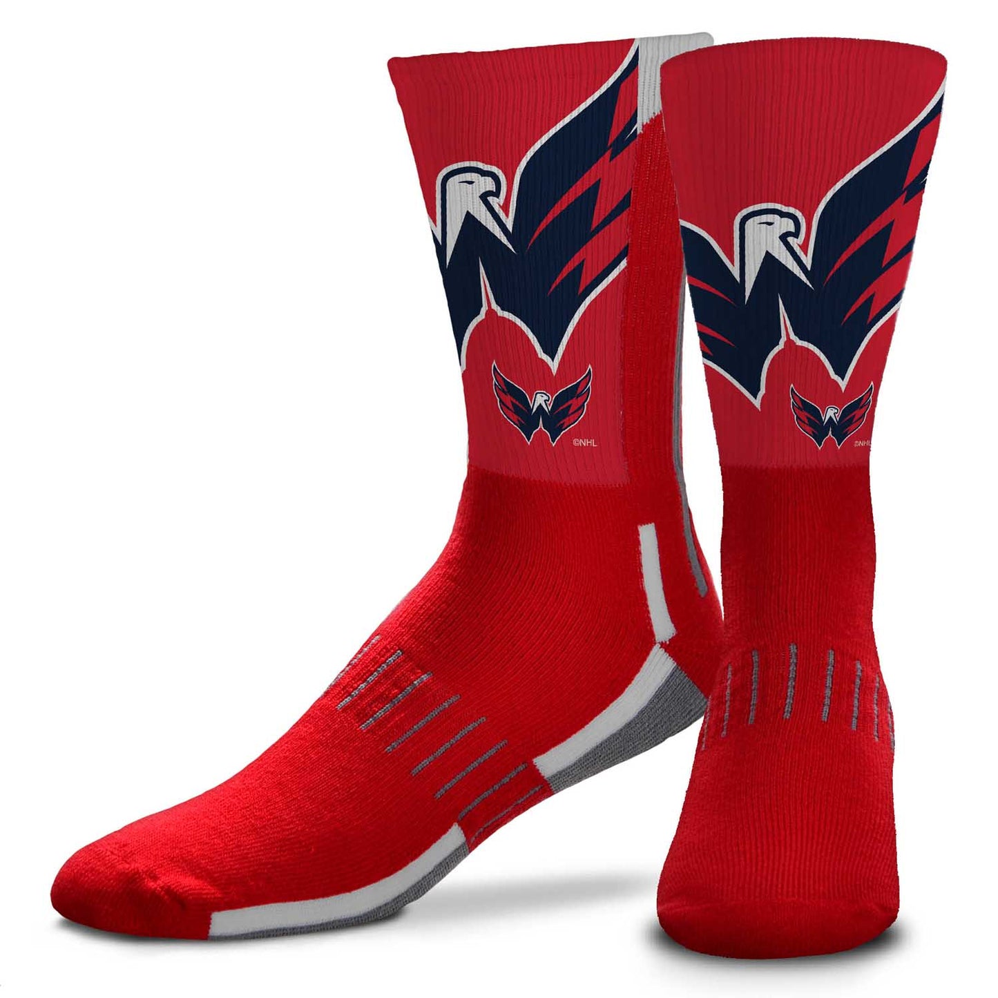Washington Capitals Youth NHL Zoom Curve Team Crew Socks - Red