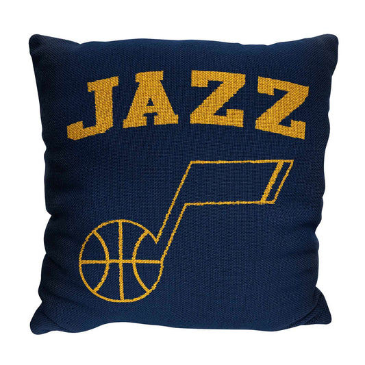 Utah Jazz NBA Decorative Basketball Throw Pillow - Navy
