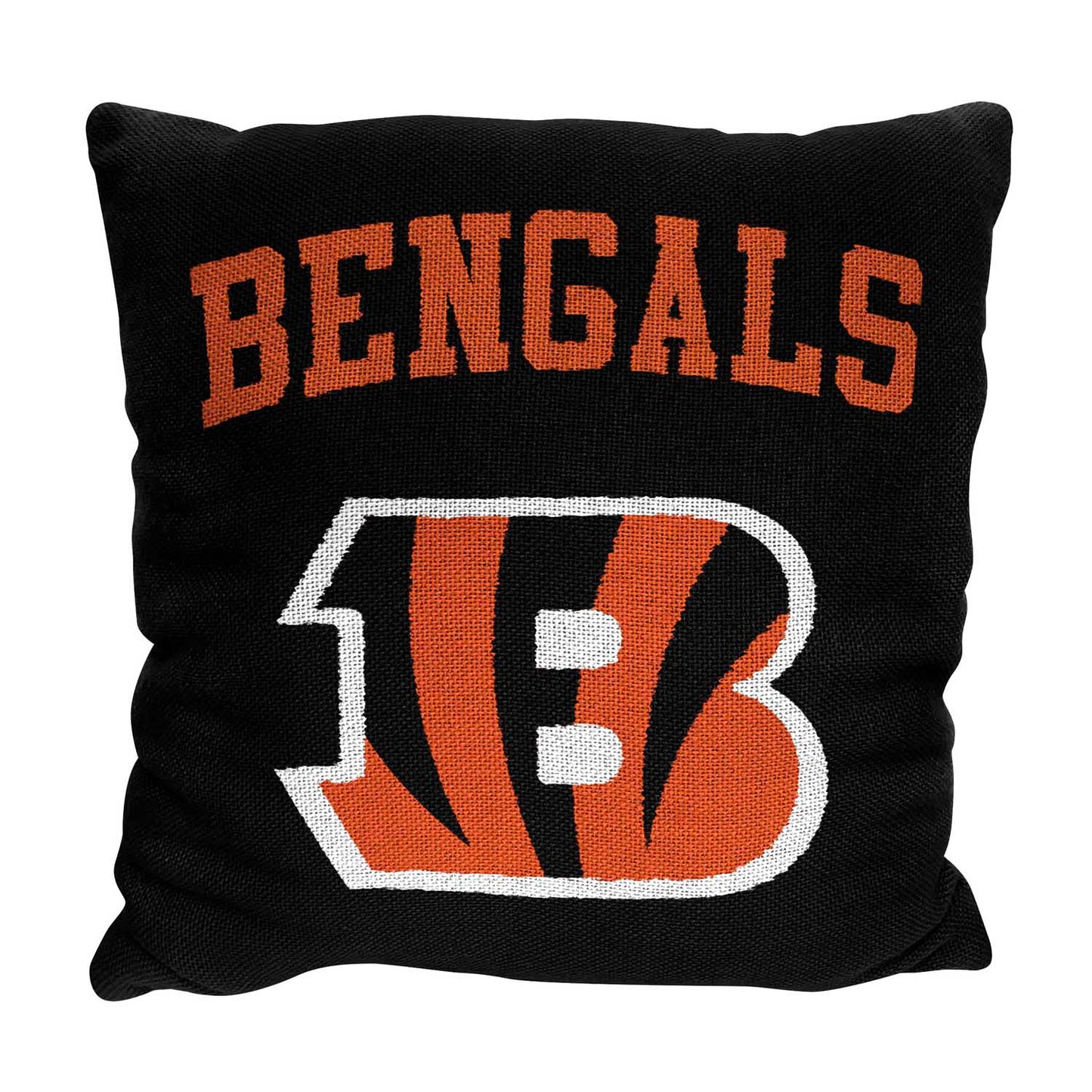 Cincinnati Bengals NFL Decorative Football Throw Pillow - Black