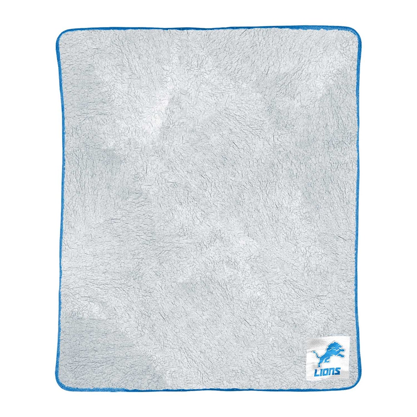 Detroit Lions NFL Silk Touch Sherpa Throw Blanket - Light Blue