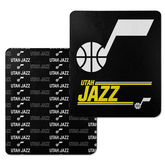 Utah Jazz NBA Double Sided Blanket - Black