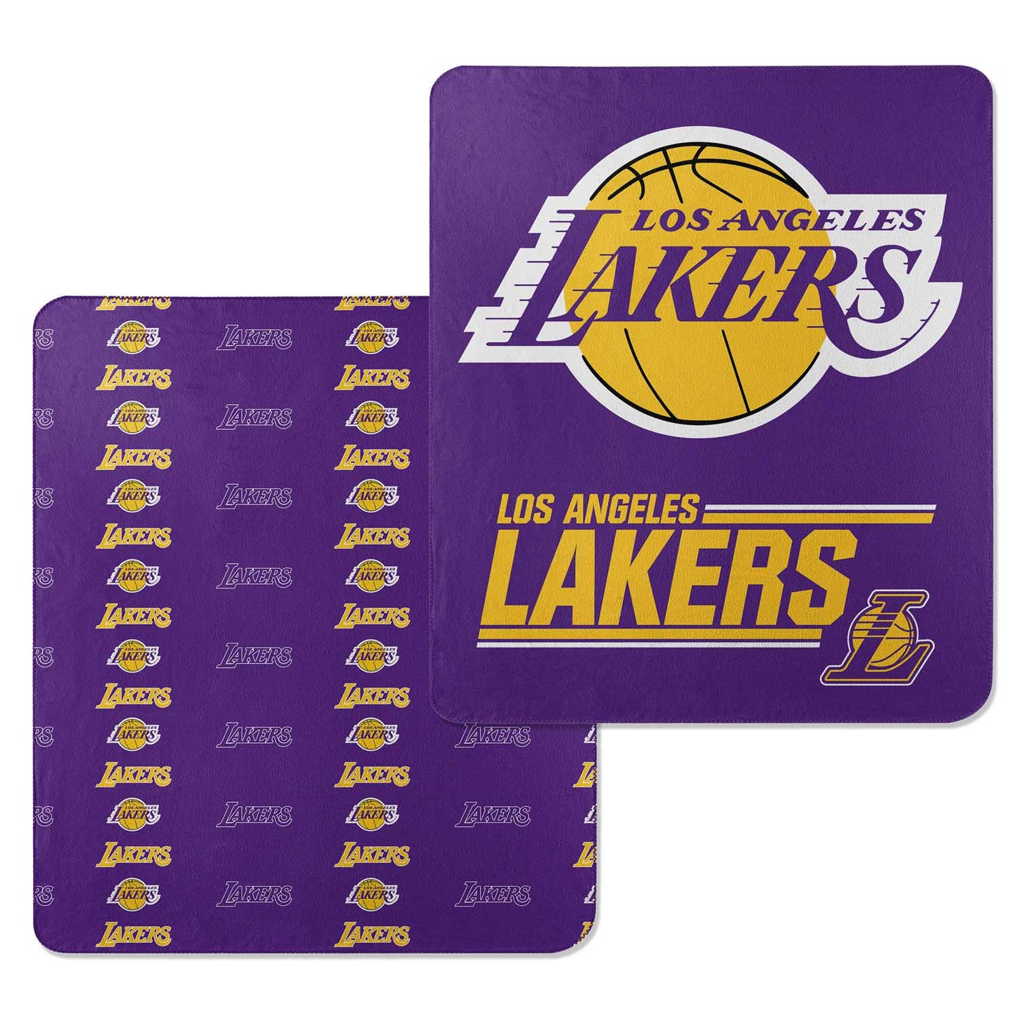Los Angeles Lakers NBA Double Sided Blanket - Purple