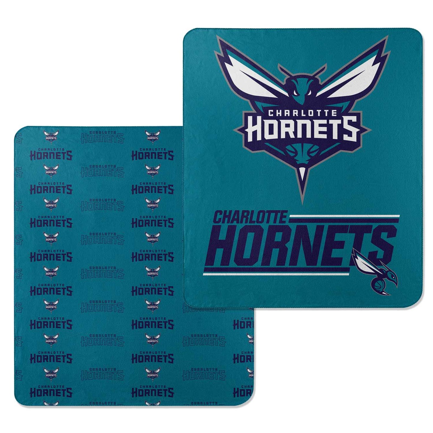 Charlotte Hornets NBA Double Sided Blanket - Teal