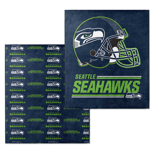 Seattle Seahawks NFL Double Sided Blanket - Navy