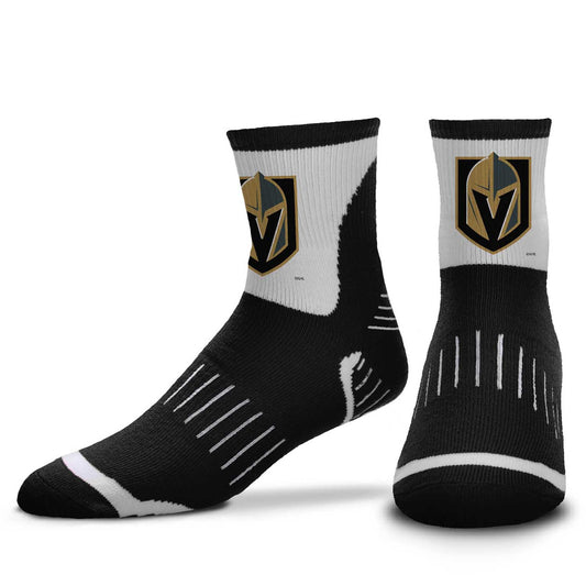 Las Vegas Golden Knights NHL Adult Surge Team Mascot Mens and Womens Quarter Socks - Black