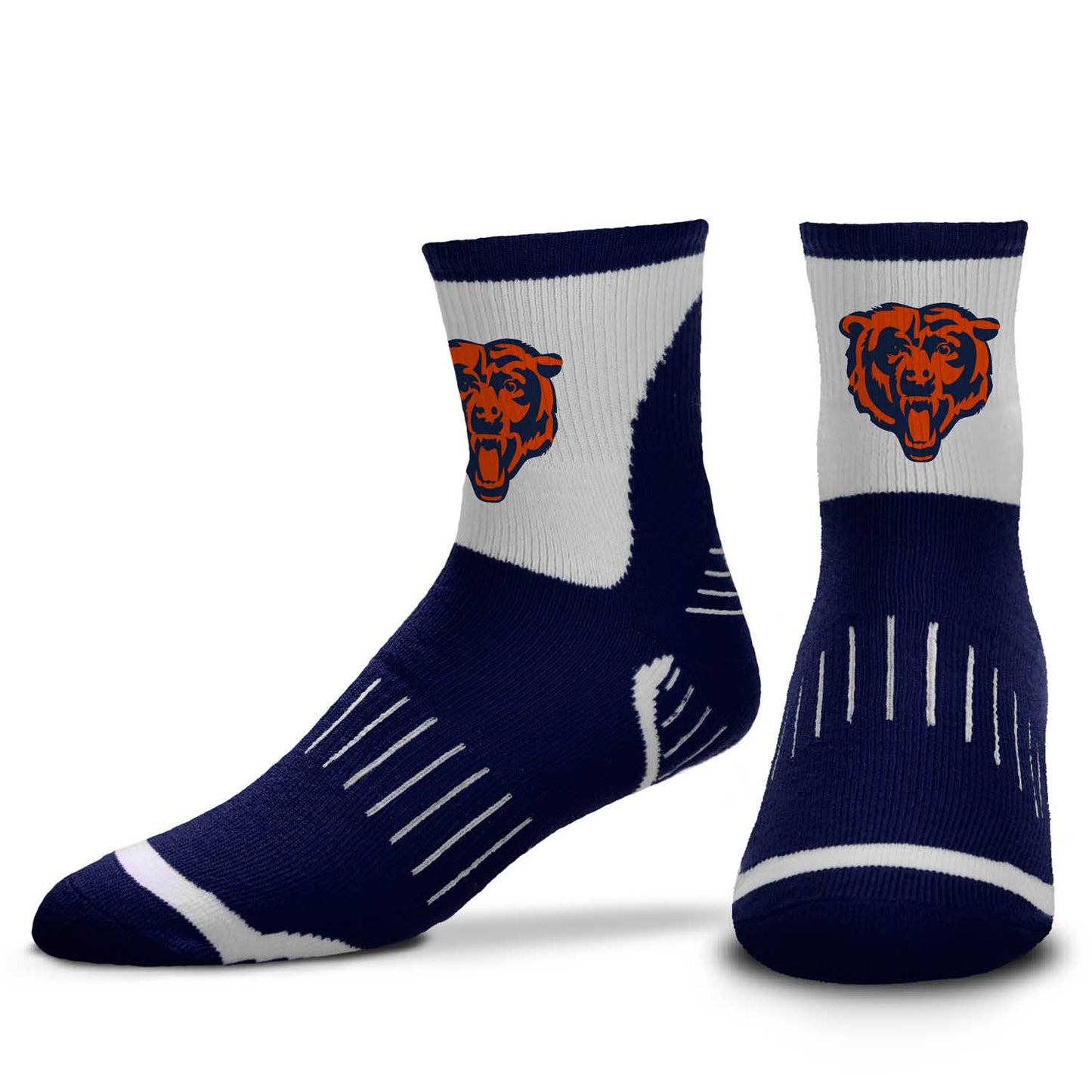 Chicago Bears NFL Performance Quarter Length Socks - Navy
