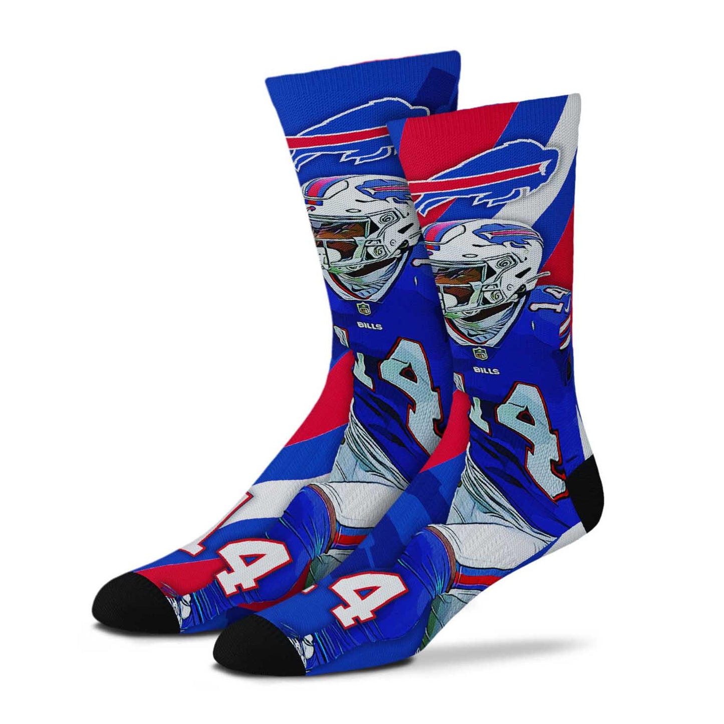 Buffalo Bills NFL V Curve Socks - Blue #14