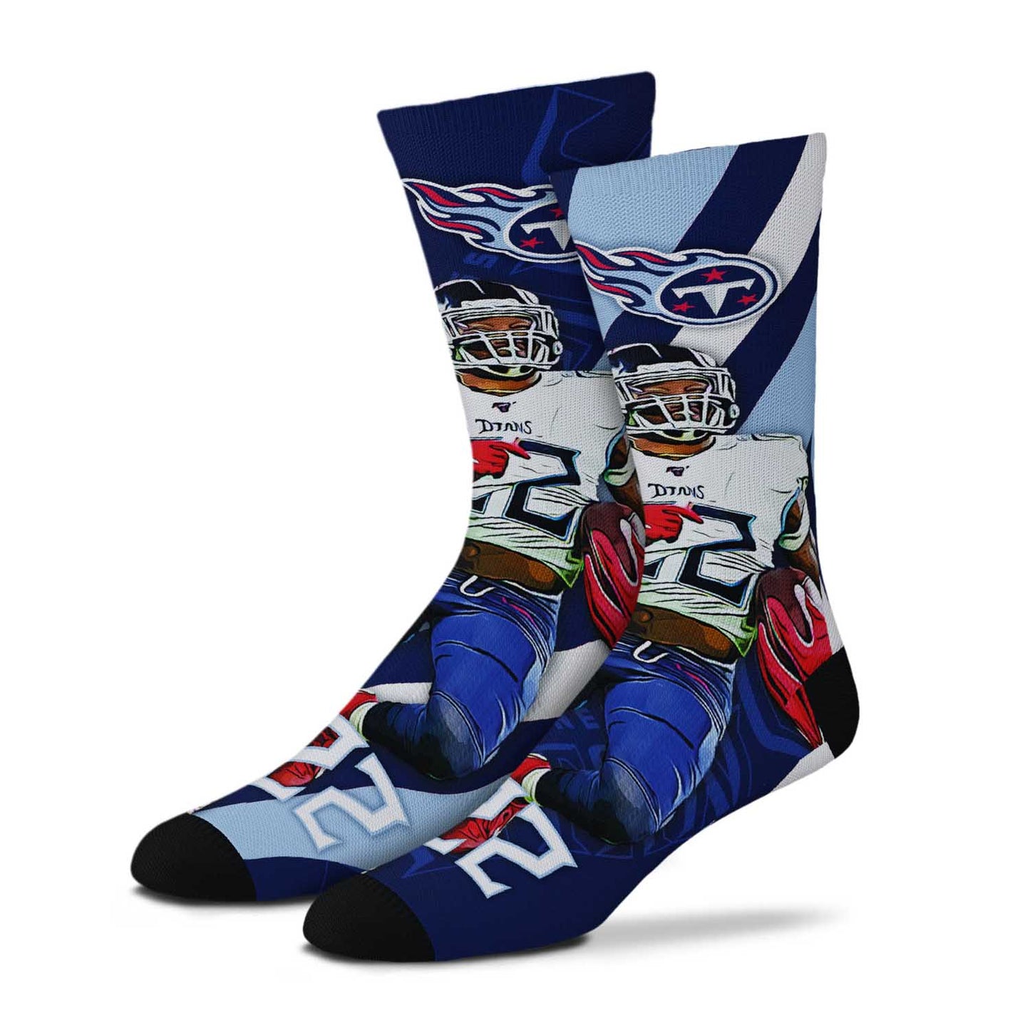 Tennessee Titans NFL V Curve Socks - Navy