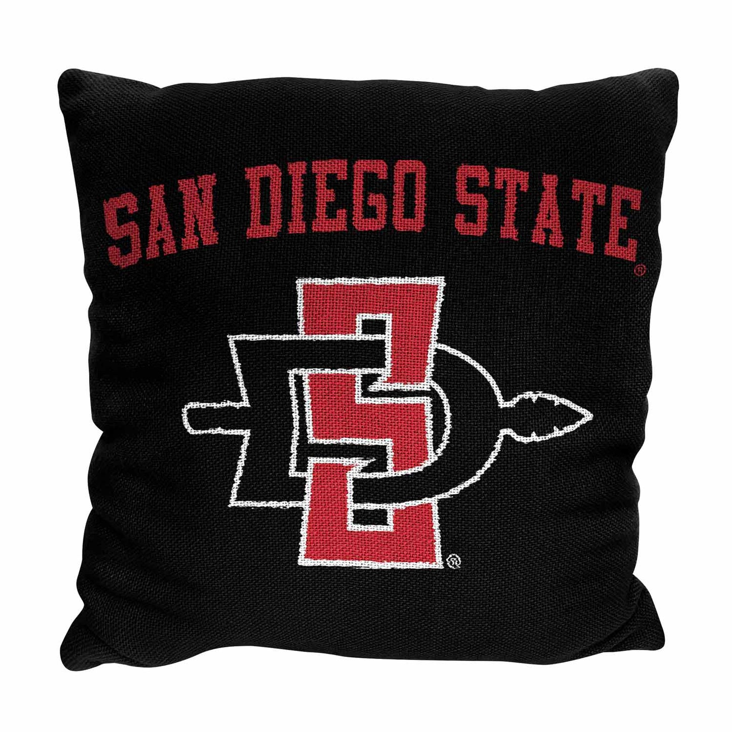 San Diego State Aztecs NCAA Decorative Pillow - Black