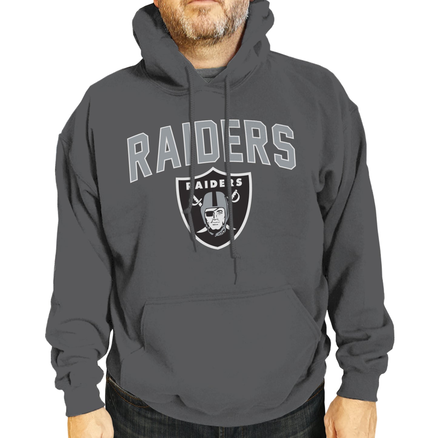 Las Vegas Raiders NFL Home Team Hoodie - Gray