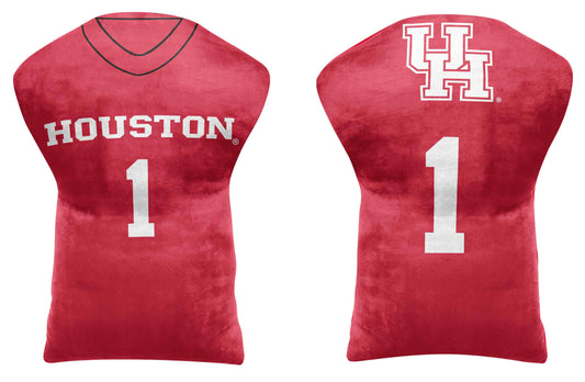 Houston Cougars NCAA Jersey Cloud Pillow - Red