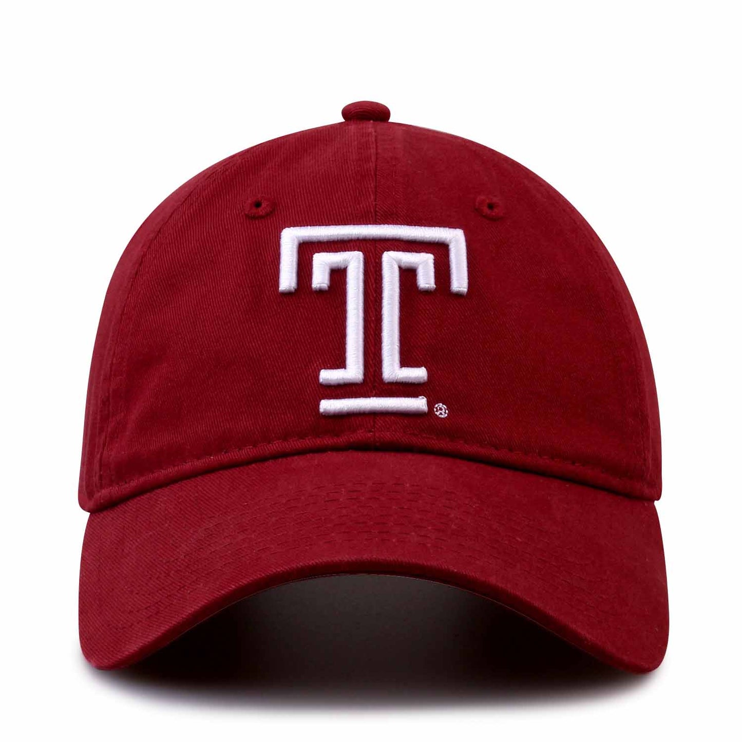Temple Owls NCAA Adult Relaxed Fit Logo Hat - Cardinal
