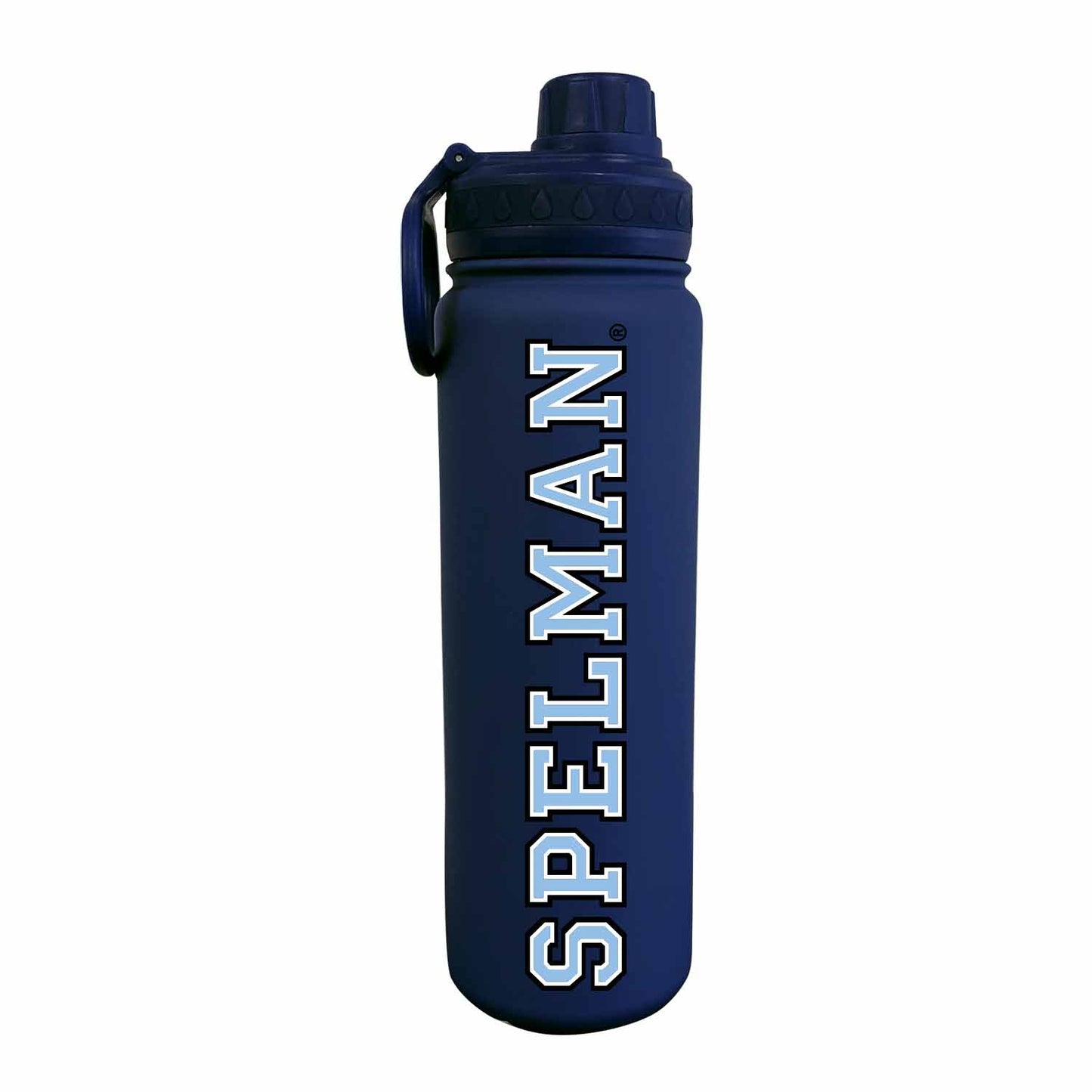 Spelman College NCAA Stainless Steel Water Bottle - Navy