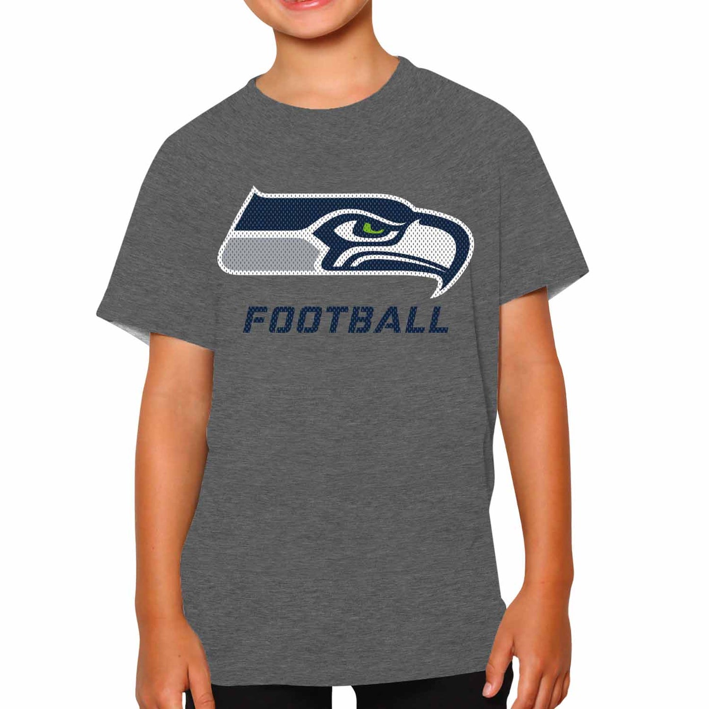 Seattle Seahawks NFL Youth Run City Tee - Sport Gray
