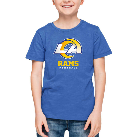 Los Angeles Rams Youth NFL Ultimate Fan Logo Short Sleeve T-Shirt - Royal